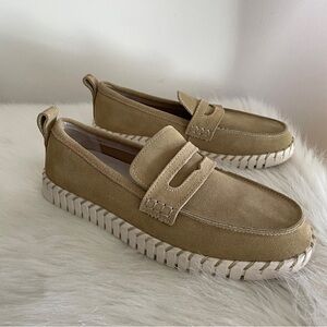 Project Cloud Tan Suede Loafers Sneakers